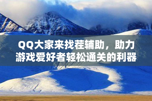 助力游戏爱好者轻松通关的利器图片