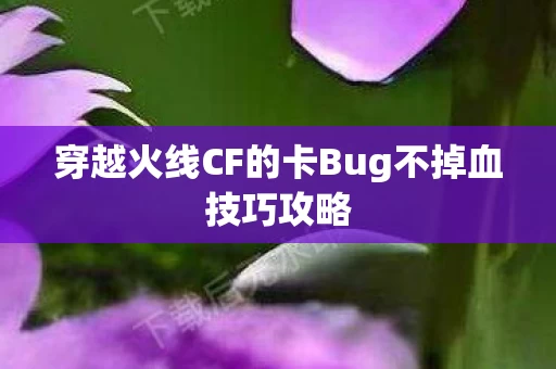 穿越火线CF的卡Bug不掉血技巧攻略图片