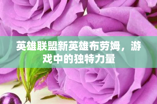 英雄联盟新英雄布劳姆图片