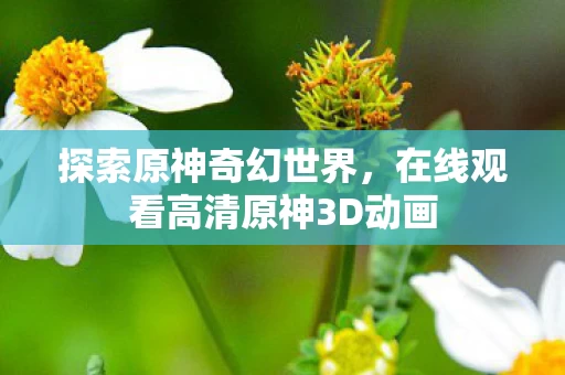 在线观看高清原神3D动画图片