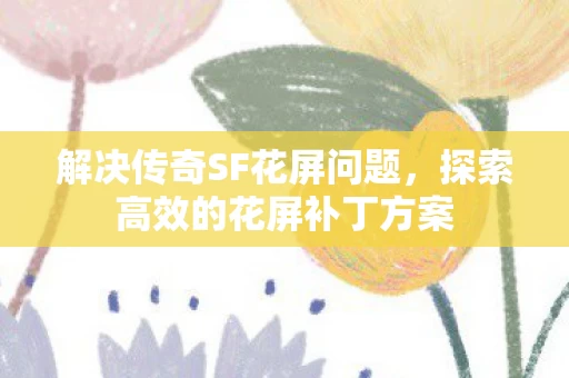 探索高效的花屏补丁方案图片
