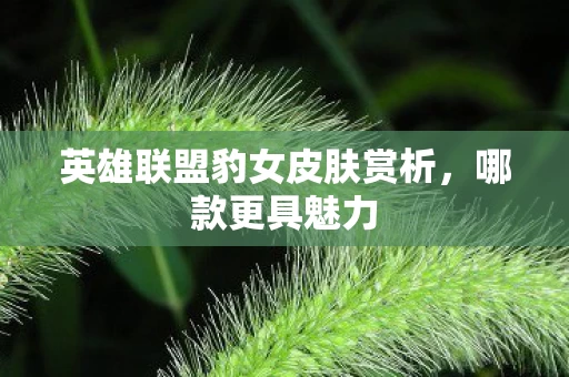 英雄联盟豹女皮肤赏析图片