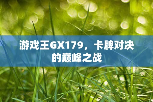 卡牌对决的巅峰之战图片