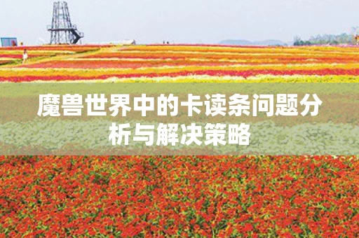 魔兽世界中的卡读条问题分析与解决策略图片