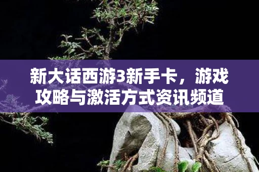游戏攻略与激活方式资讯频道图片