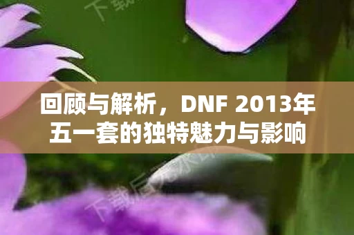 DNF 2013年五一套的独特魅力与影响图片