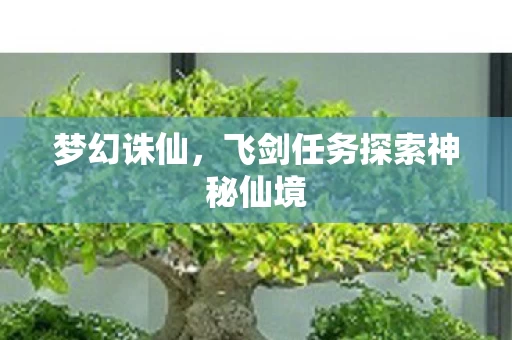 飞剑任务探索神秘仙境图片