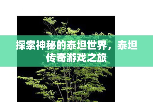 探索神秘的泰坦世界图片