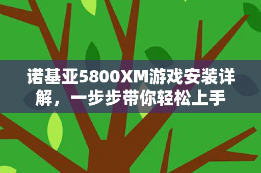 诺基亚5800XM游戏安装详解图片