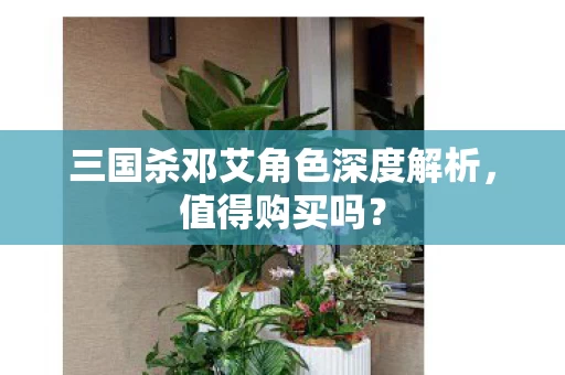 三国杀邓艾角色深度解析图片