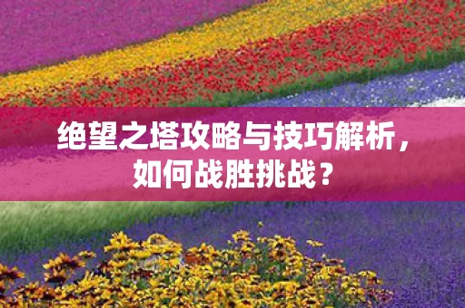 绝望之塔攻略与技巧解析图片