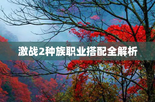 激战2种族职业搭配全解析图片