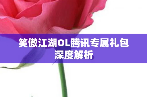 笑傲江湖OL腾讯专属礼包深度解析图片
