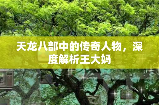 天龙八部中的传奇人物图片