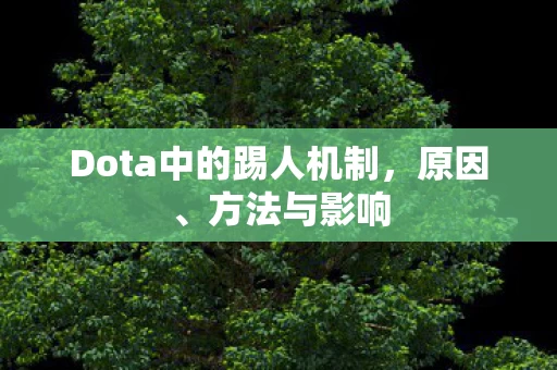 Dota中的踢人机制图片