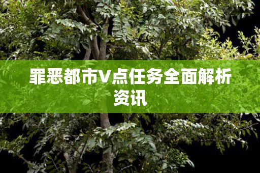 罪恶都市V点任务全面解析资讯图片