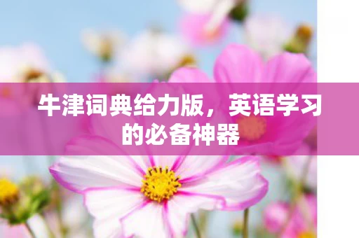 英语学习的必备神器图片