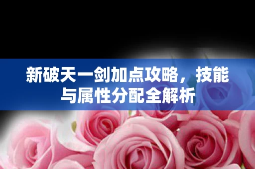技能与属性分配全解析图片