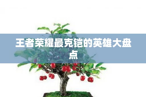 王者荣耀最克铠的英雄大盘点图片