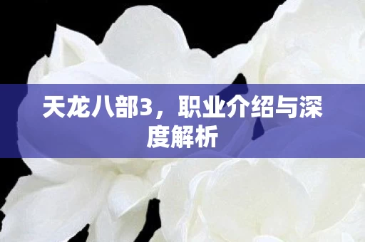 职业介绍与深度解析图片