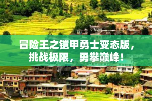 冒险王之铠甲勇士变态版图片