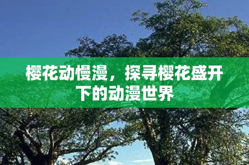 探寻樱花盛开下的动漫世界图片