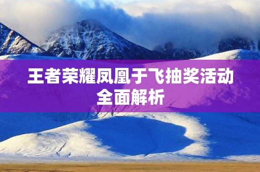 王者荣耀凤凰于飞抽奖活动全面解析图片