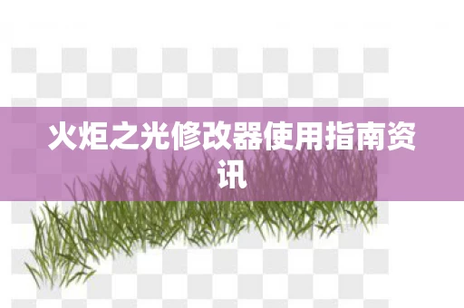 火炬之光修改器使用指南资讯图片