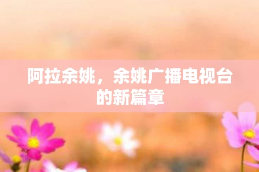 余姚广播电视台的新篇章图片
