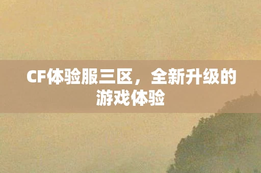 全新升级的游戏体验图片