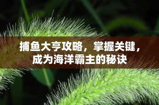 成为海洋霸主的秘诀图片