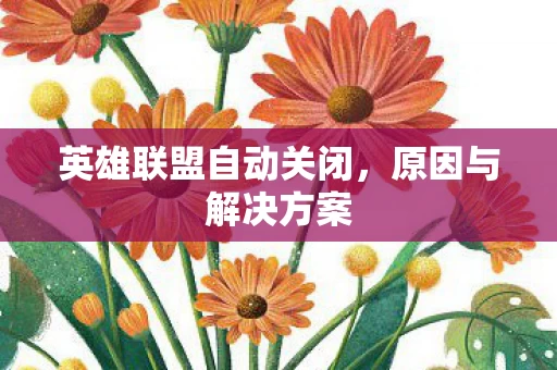 英雄联盟自动关闭图片