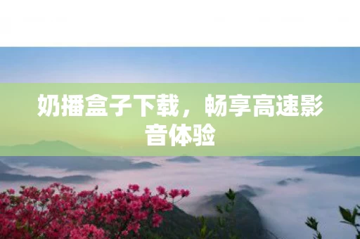 畅享高速影音体验图片