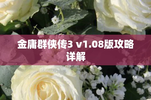 金庸群侠传3 v1图片