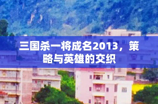 三国杀一将成名2013图片