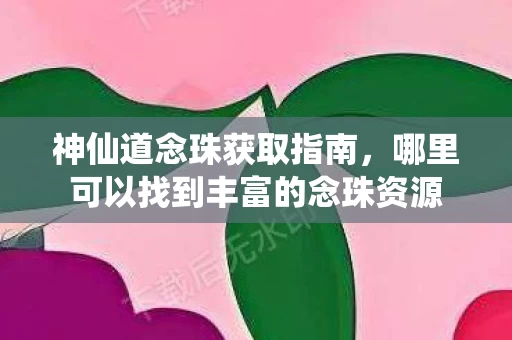 哪里可以找到丰富的念珠资源图片
