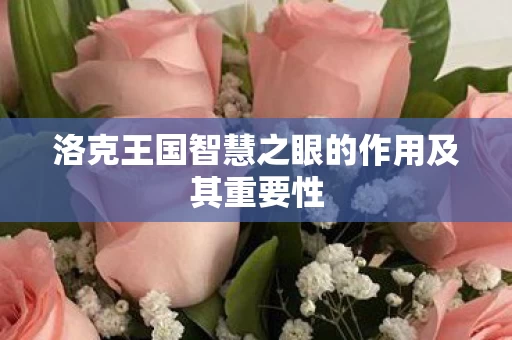 洛克王国智慧之眼的作用及其重要性图片
