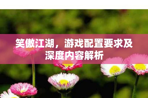 游戏配置要求及深度内容解析图片