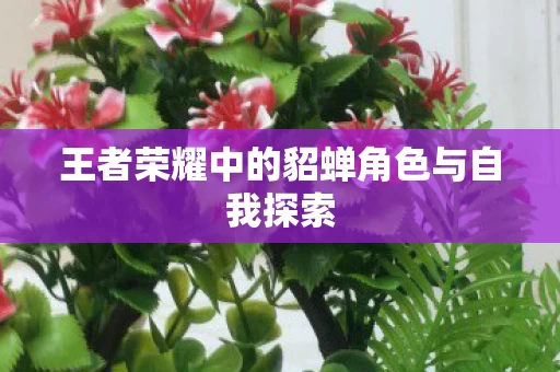 王者荣耀中的貂蝉角色与自我探索图片