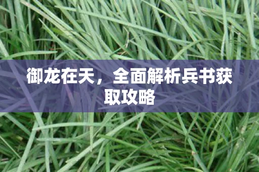 全面解析兵书获取攻略图片