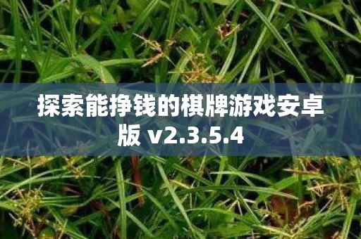 探索能挣钱的棋牌游戏安卓版 v2图片