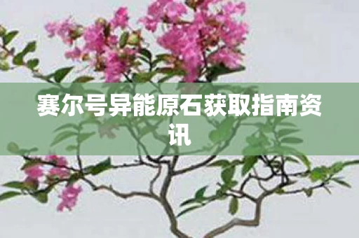 赛尔号异能原石获取指南资讯图片