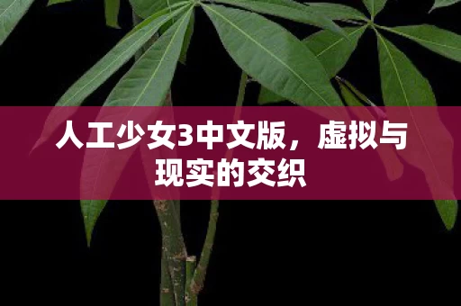 人工少女3中文版图片