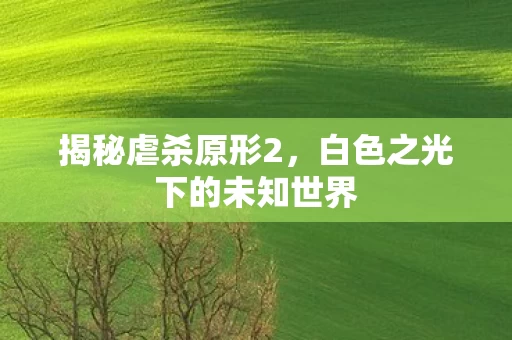 白色之光下的未知世界图片