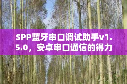 SPP蓝牙串口调试助手v1图片