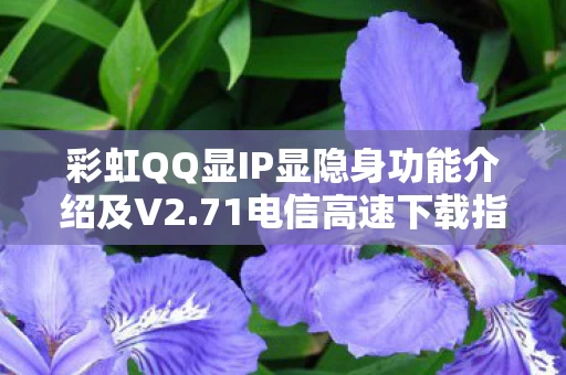 彩虹QQ显IP显隐身功能介绍及V2图片