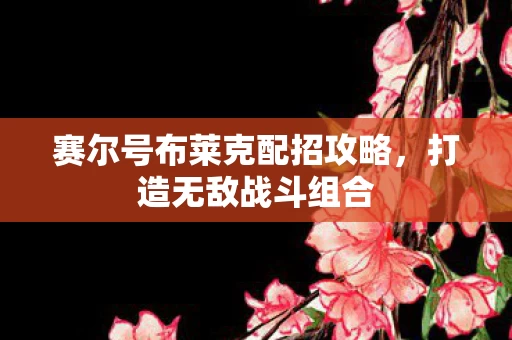 赛尔号布莱克配招攻略图片