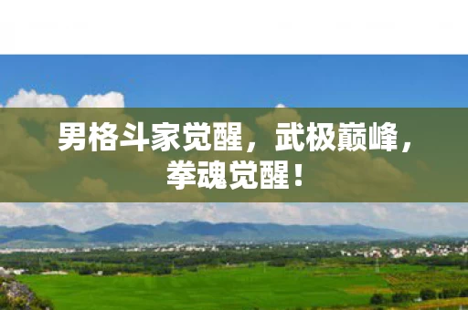 男格斗家觉醒图片