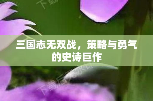 策略与勇气的史诗巨作图片