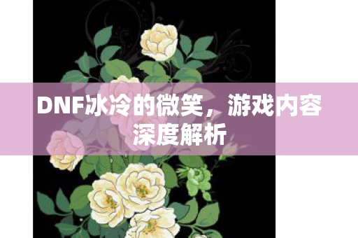 DNF冰冷的微笑图片